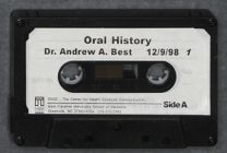 Oral History Interview with Dr. Andrew Best December 9, 1998